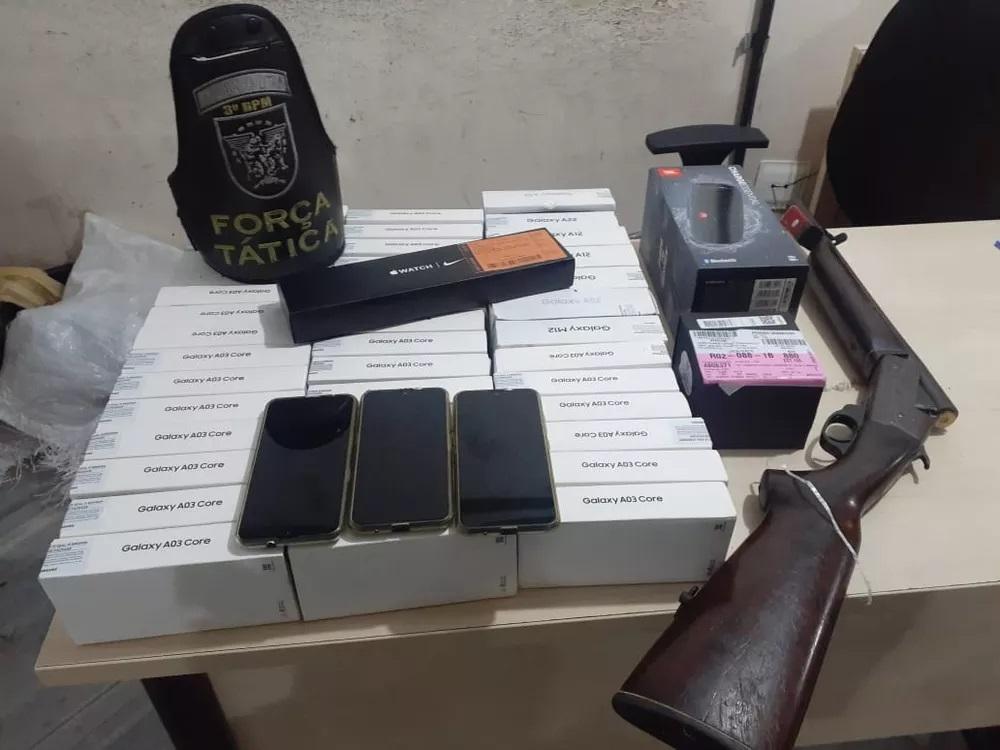 PM surpreende assaltantes e frustra arrastão em depósito de produtos eletrônicos na Grande Natal