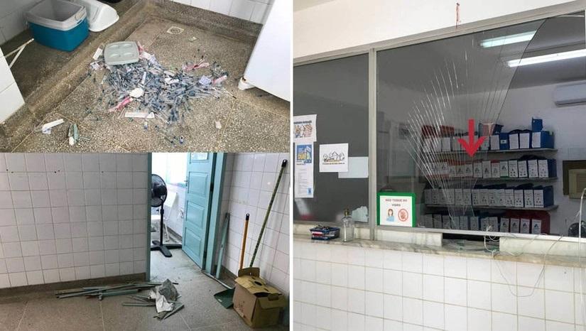 UBS assaltada na Quinta (26), amanheceu arrombada nesta Sexta (27) em Mossoró