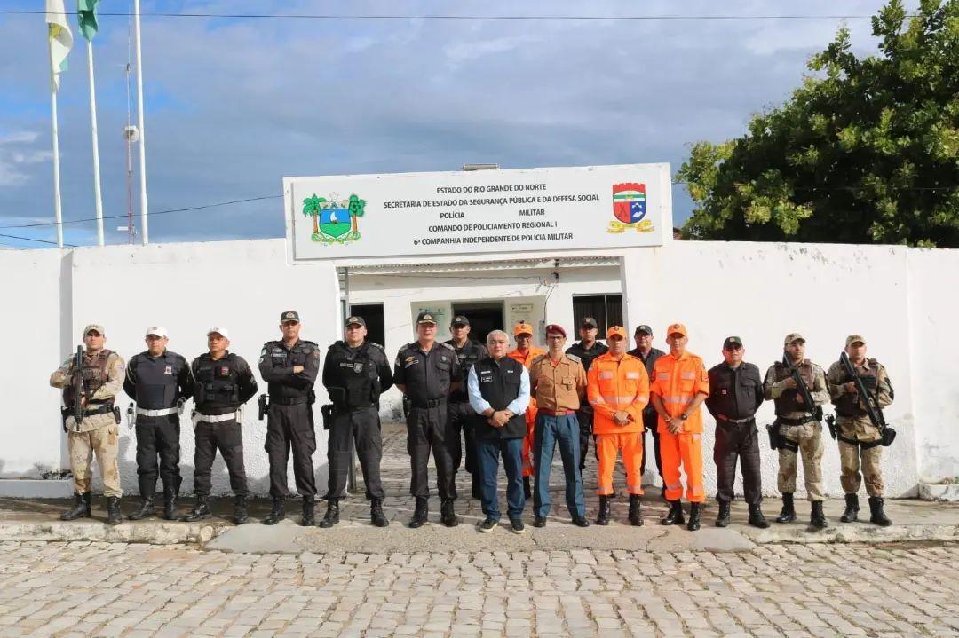 Comandante Geral da Polícia Militar do RN realiza visita à 6ª CIPM em Apodi