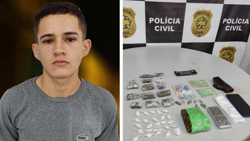 Denarc prende tornozelado e apreende drogas no Sumaré, em Mossoró