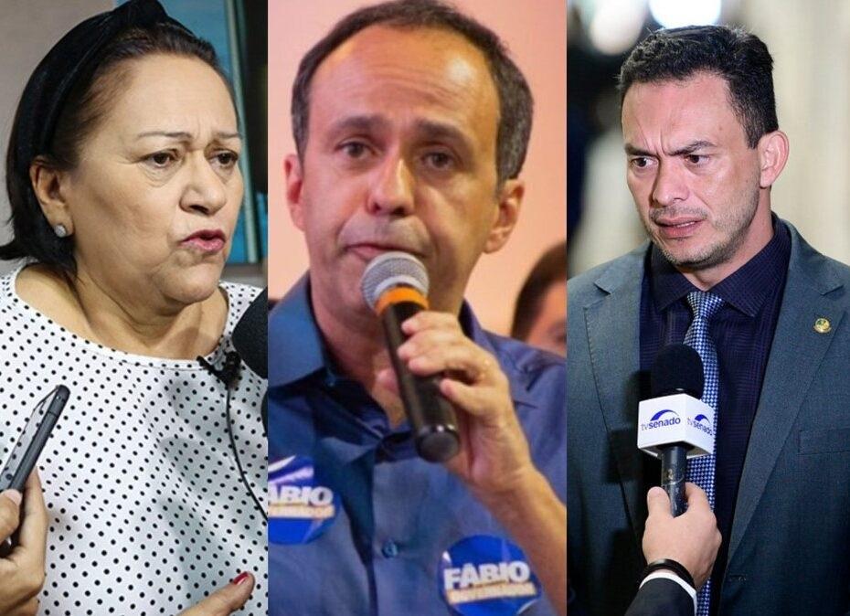 Fátima chega a 34,7%, contra 12,1% de Fábio Dantas e 11,7% de Styvenson