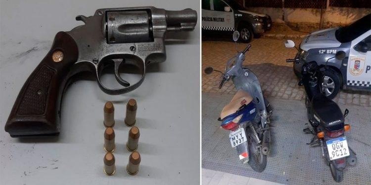 Foragido da justiça é preso portando arma de fogo e com moto roubada em Mossoró