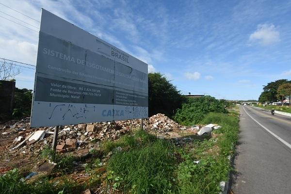 Rio Grande do Norte tem R$ 93 milhões em obras públicas paradas