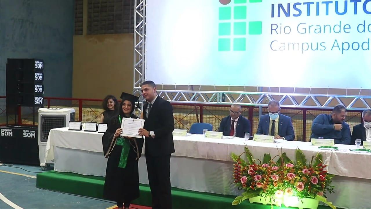Solenidade de Formatura das turmas concluintes de 2020 e 2021 do IFRN Campus Apodi é realizado nesta Sexta (03)