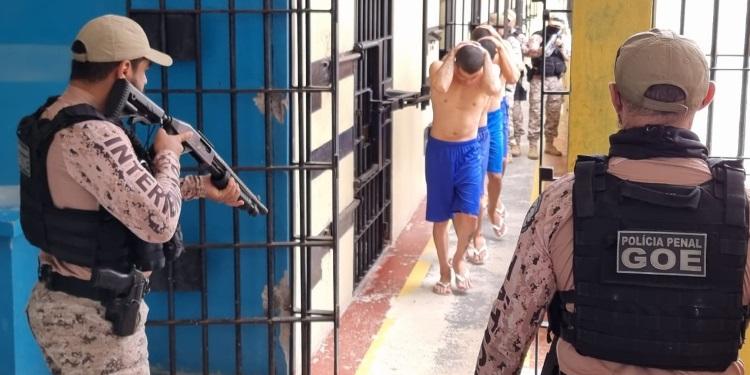 Seap fiscaliza unidades prisionais do RN após casos de troca de mensagens ilícitas