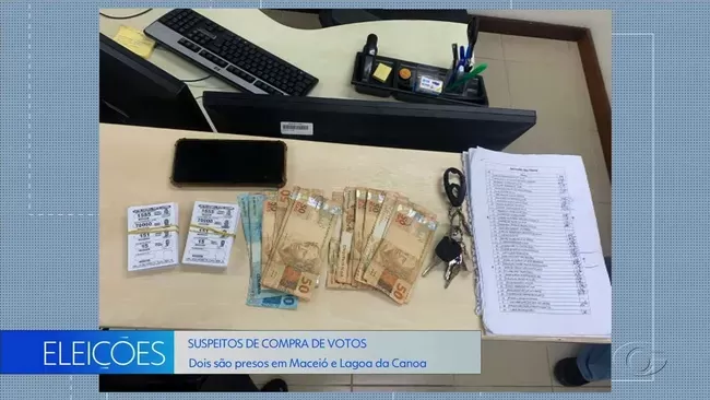 Homem é preso com R$ 90 mil e confessa que dinheiro seria usado para compra de voto em Alagoas