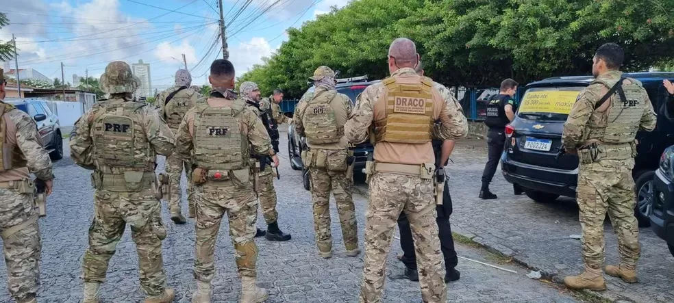 Operação da PF combate tráfico de armas, em João Pessoa