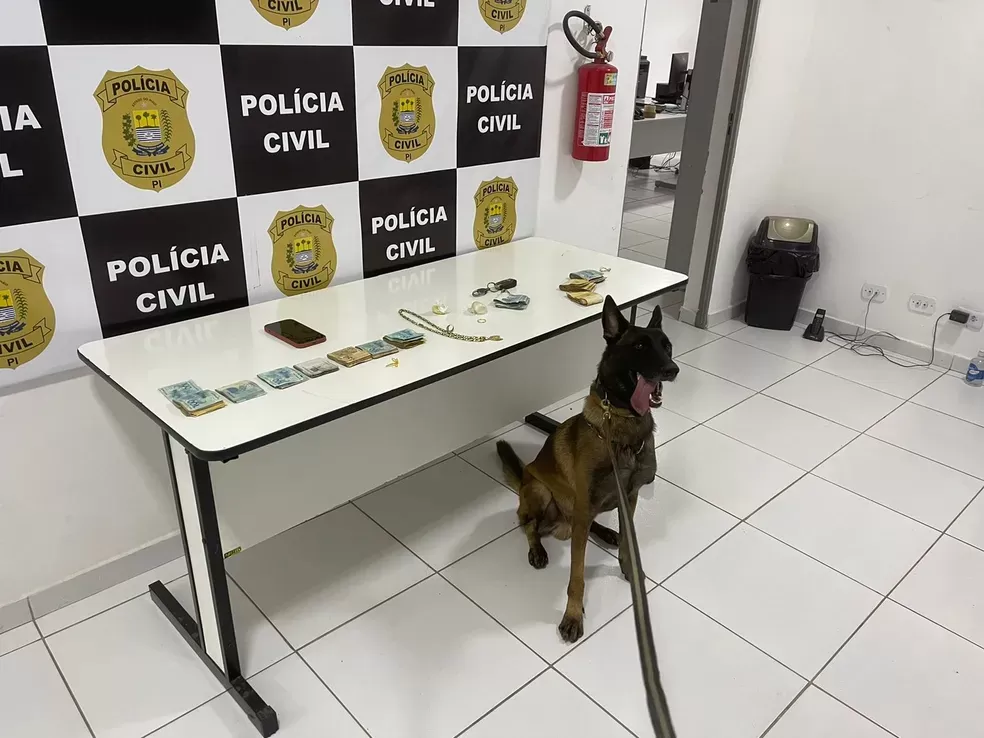 Dois são presos ao sair de motel com R$ 12 mil suspeitos de tráfico de drogas em Teresina