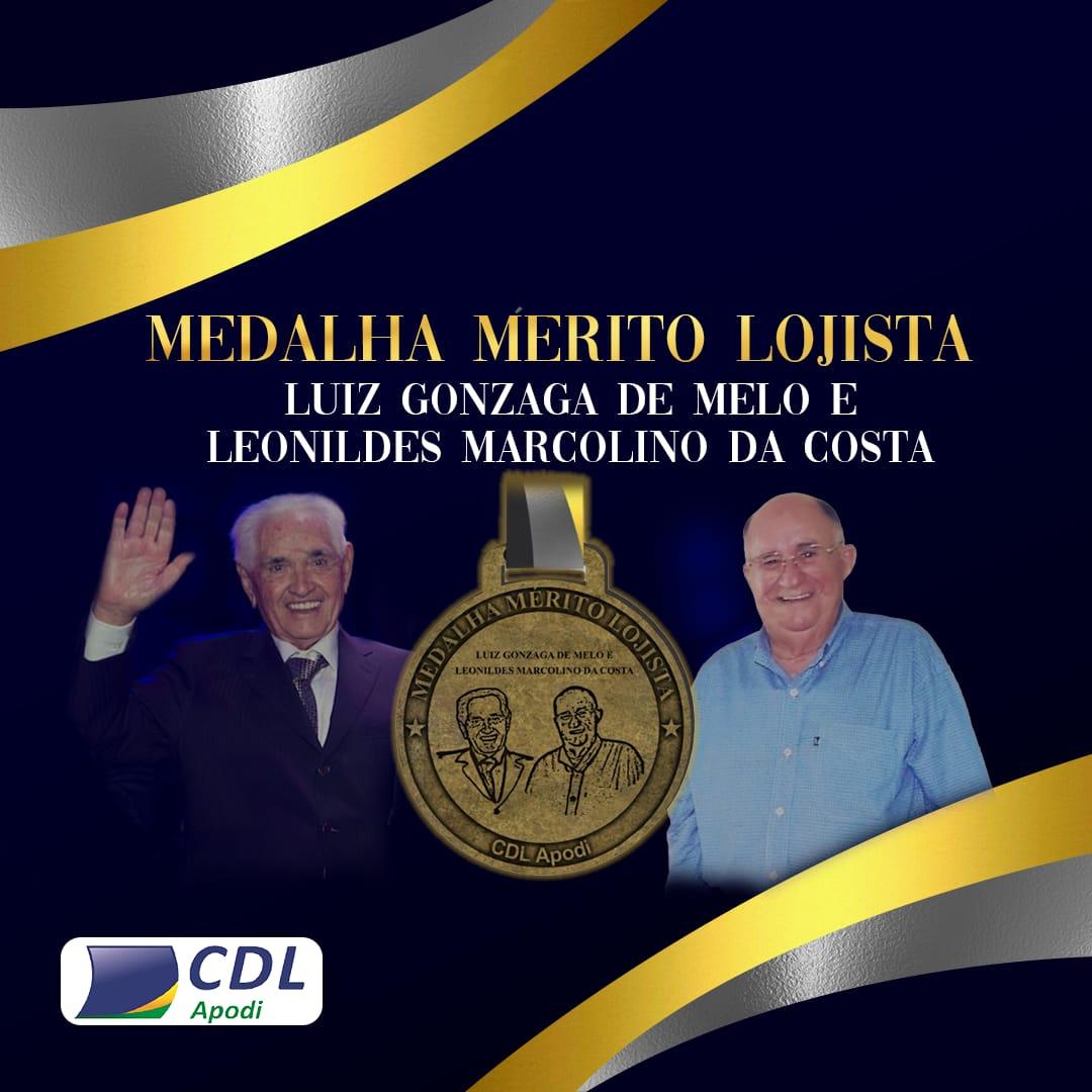 Confira os homenageados com a Medalha Mérito Lojista 2022 pela CDL de Apodi