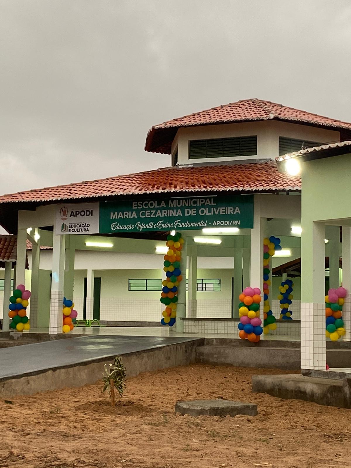 Prefeitura de Apodi realiza inauguração de nova escola municipal na comunidade de São Lourenço, no vale do Apodi