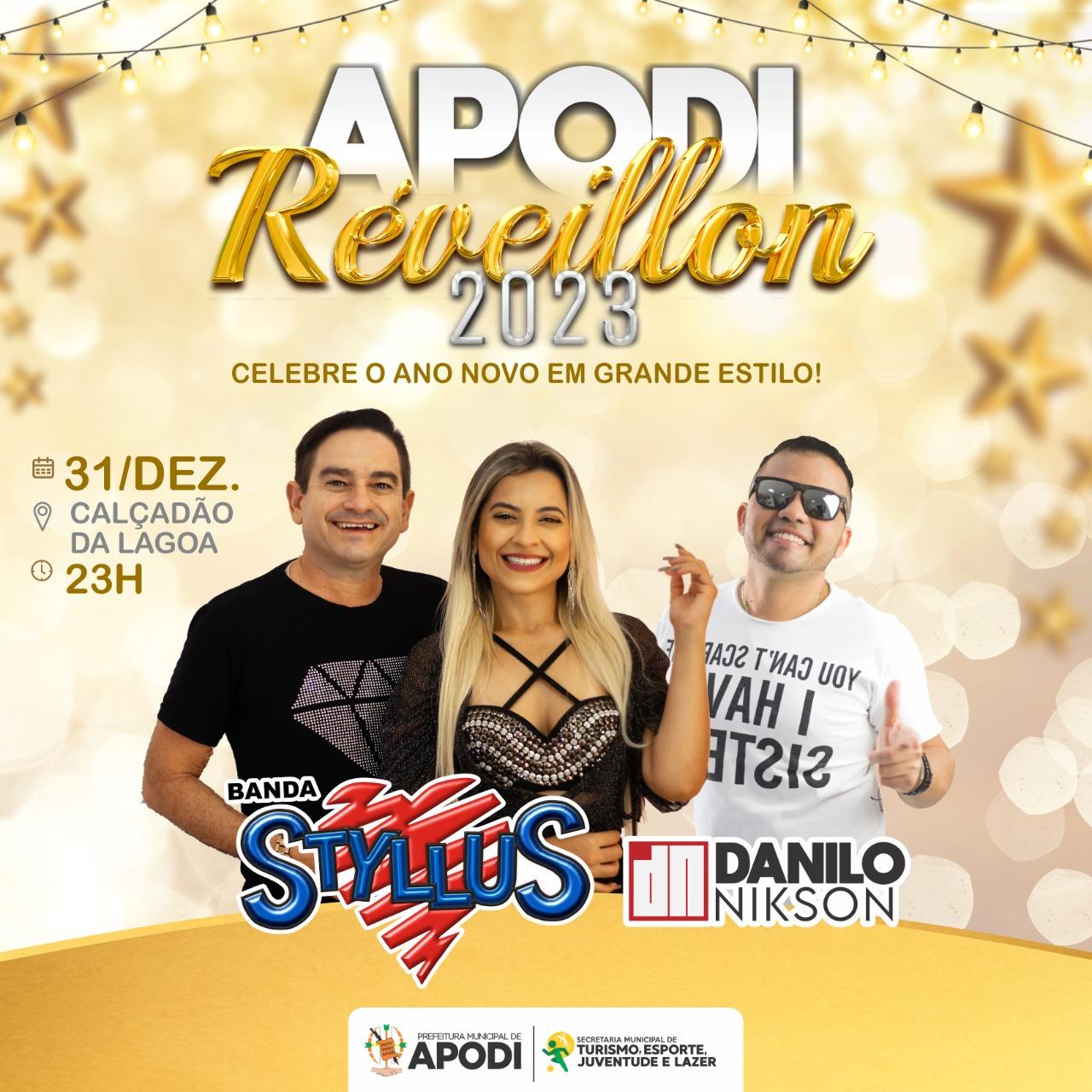 Réveillon 2023 em Apodi com Banda Styllus e Danilo Nikson