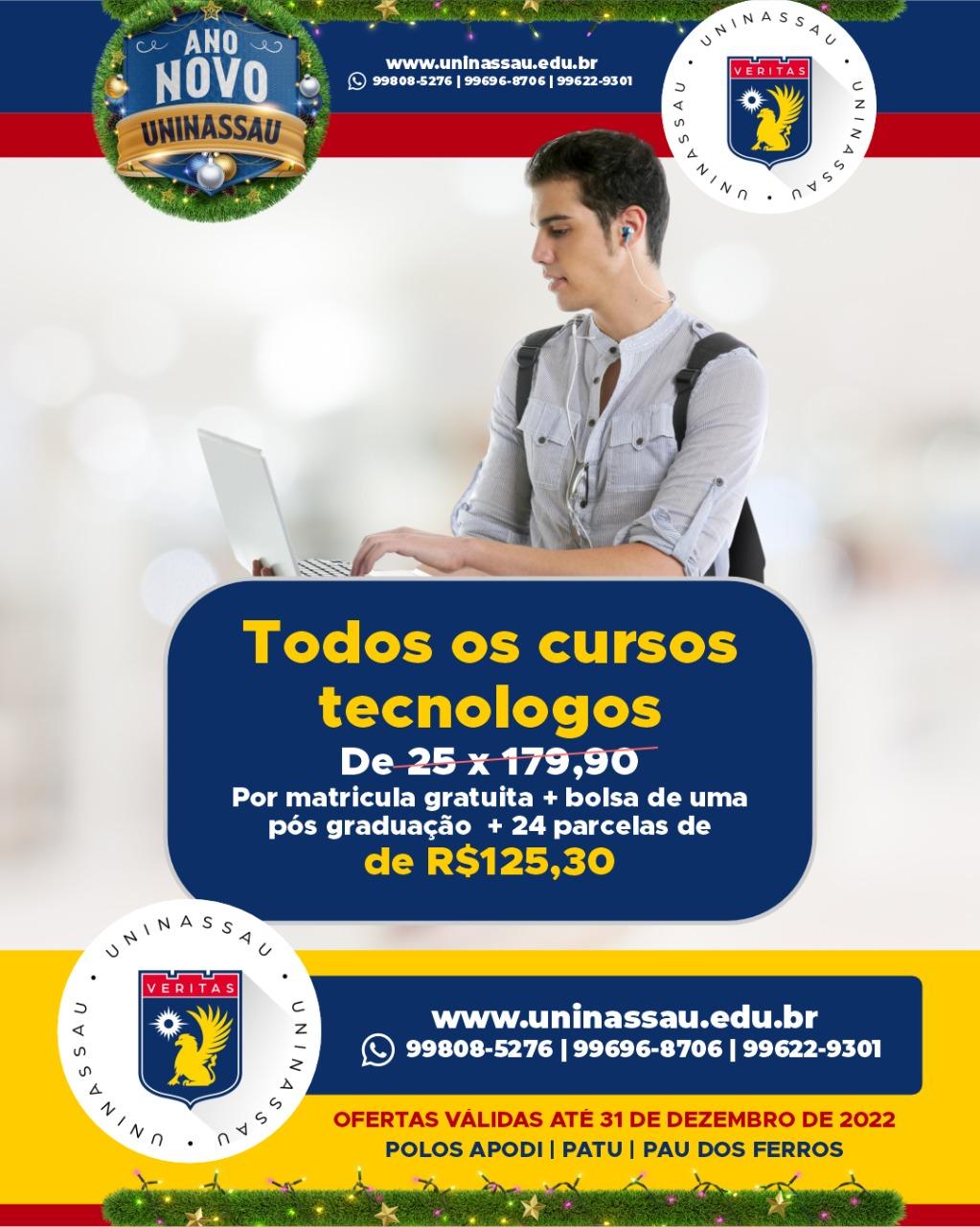 UNINASSAU lança promoção especial de ano novo com descontos de até 30% durante todo o curso