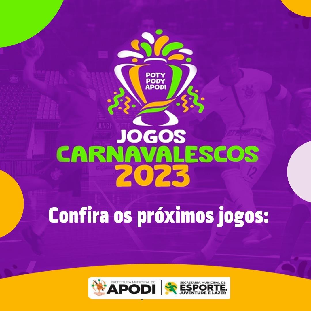 Jogos Carnavalescos Edição 2023 foram iniciados na última Sexta(13) em Apodi; Confira os próximos jogos