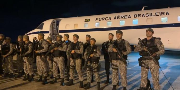 Efetivo da Força Nacional chega ao RN para dar apoio no combate a criminosos