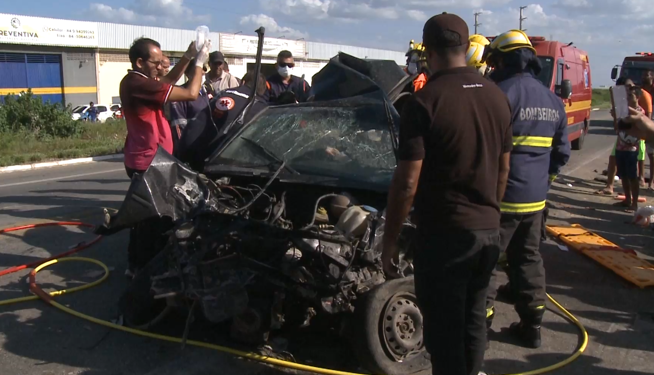 Estado de saúde da vítima de acidente na BR 304 em Mossoró é estável