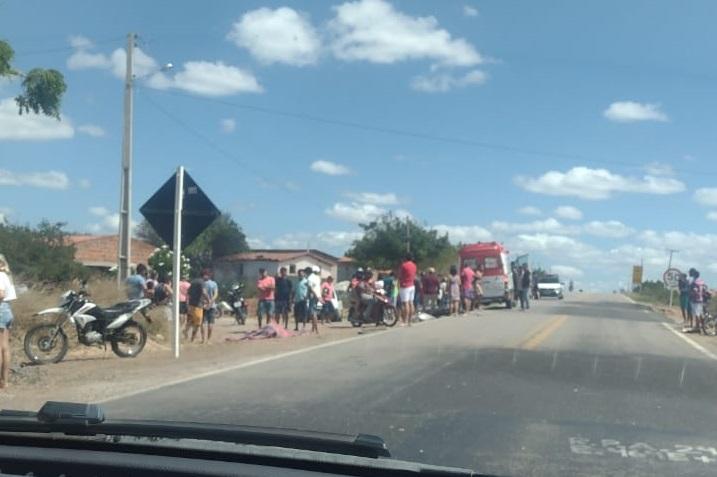 Acidente com vítima fatal é registrado na BR-405 na Zona Rural de Apodi neste Domingo(23)