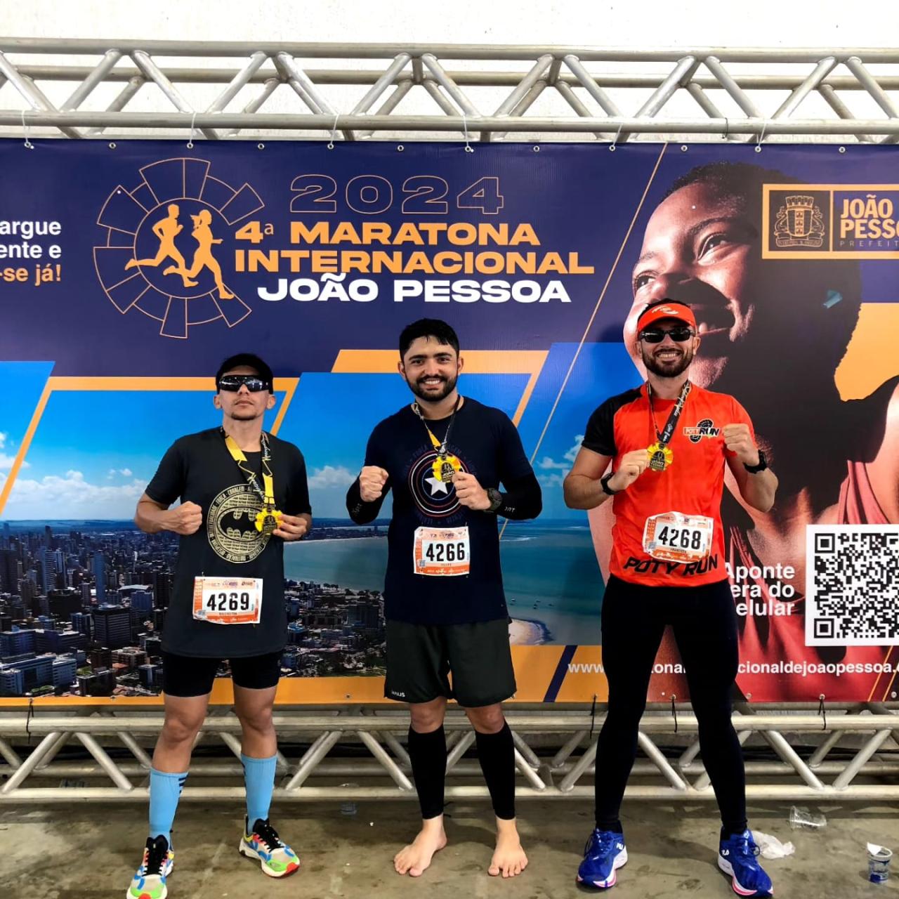 Atletas apodienses participam da 3ª edição da Maratona Internacional de João Pessoa