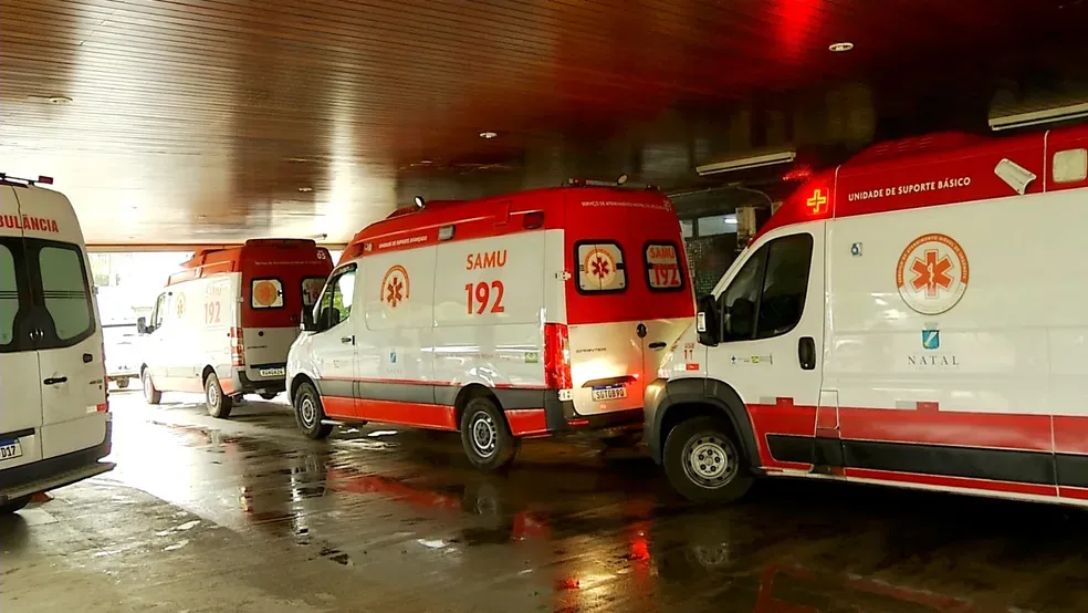 Samu fica sem ambulâncias disponíveis para atender chamados em Natal