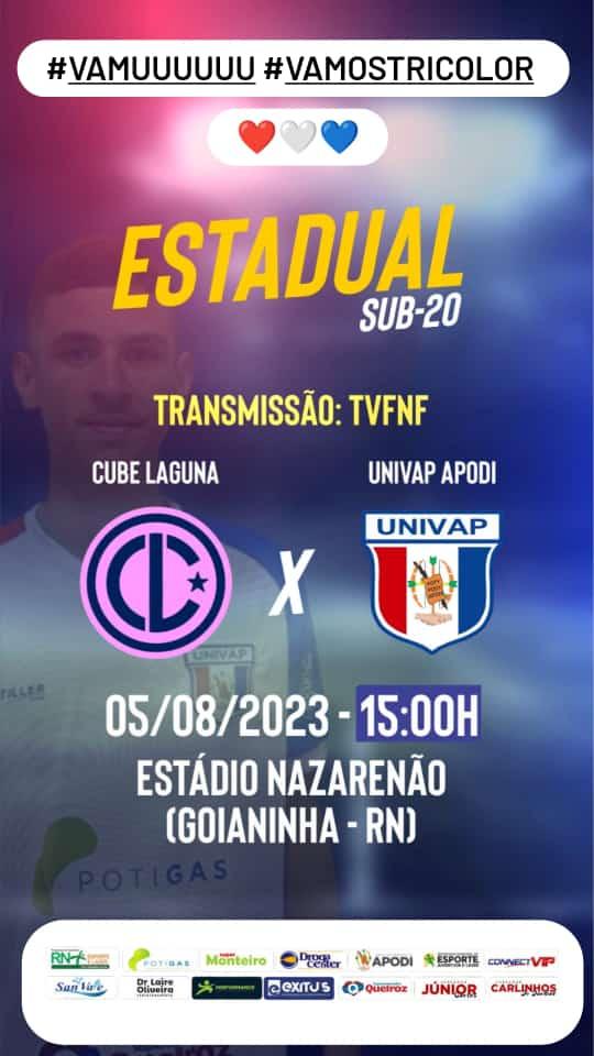 UNIVAP estreia no Campeonato Estadual Sub-20 em disputa com o Clube Laguna neste Sábado(05)