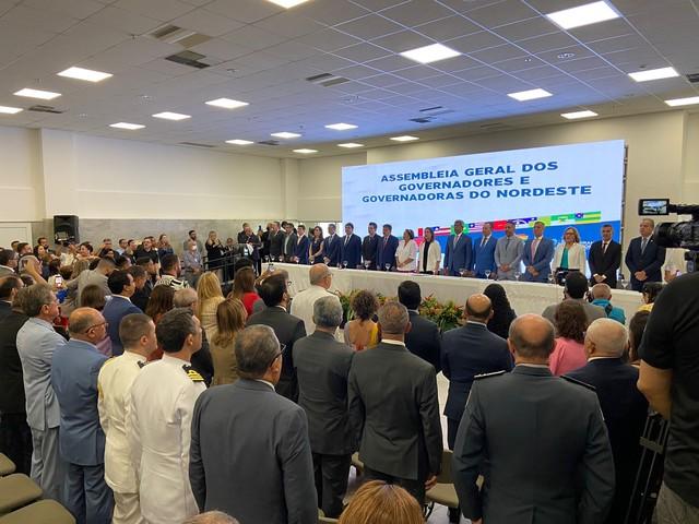 Governadora do Rio Grande do Norte, Fátima Bezerra é empossada presidente do Consórcio Nordeste