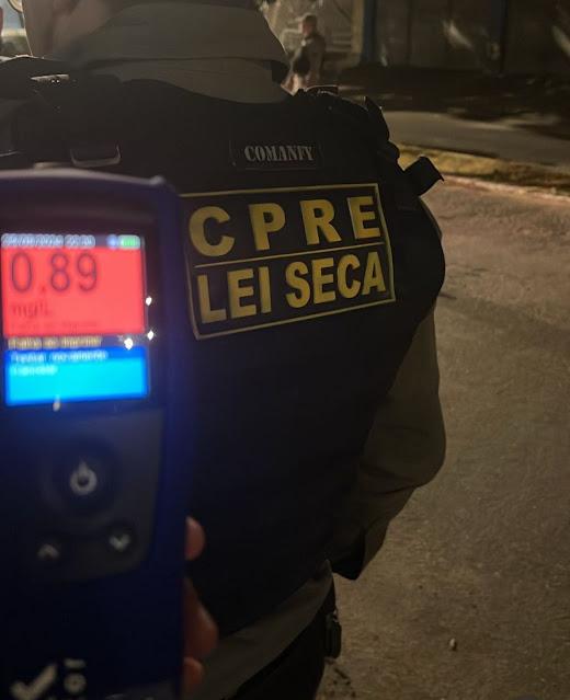 CPRE Autua 37 Condutores e Prende 6 por Embriaguez ao Volante em Mossoró