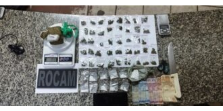 Homem é Preso por Suspeita de Tráfico de Drogas no Bairro Santo Antônio em Mossoró