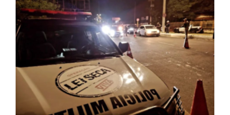Operação Lei Seca em Mossoró resulta em prisões e autuações, neste Domingo (9)