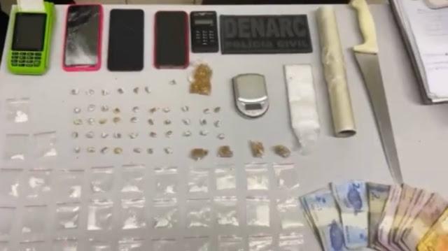 Polícia Civil Prende Casal por Tráfico de Drogas em Mossoró, nesta segunda-feira (03)