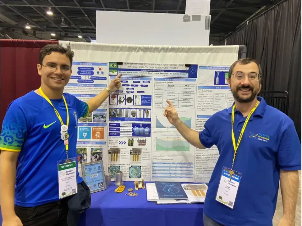 Projeto potabilização de água do Rio Grande do Norte participa da Genius Olympiad 2024 em Nova York