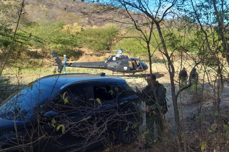 Helicóptero e equipes aéreas intensificam buscas por suspeitos do assassinato do prefeito de João Dias