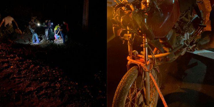 Colisão frontal entre motocicletas deixa dois feridos na RN-117 neste Domingo (08)