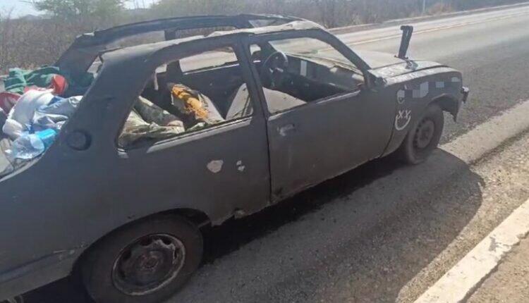 Veículo em condições precárias é apreendido pela PRF em Lajes