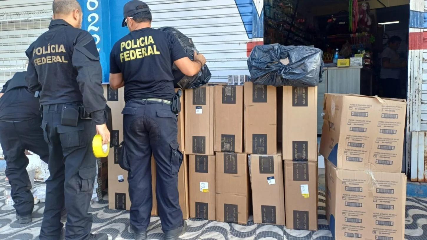 Polícia Federal realiza Operação Predadores Urbanos contra contrabando de cigarros no RN nesta terça (17)
