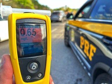 PRF detém dois condutores embriagados no RN neste domingo(29)