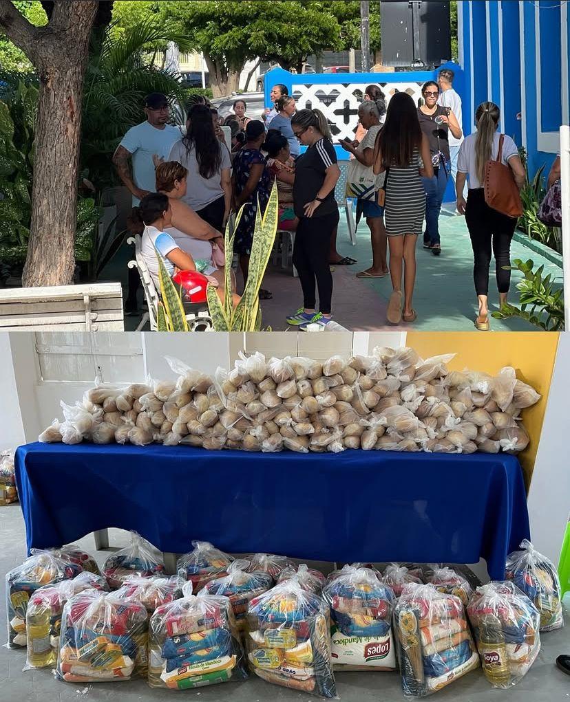 Ação solidária de Páscoa beneficia famílias atendidas pelos CRAS em Pau dos Ferros