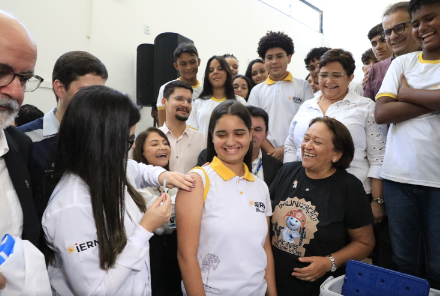 RN realiza Dia D da campanha Minha Escola Nota 10 na Vacinação