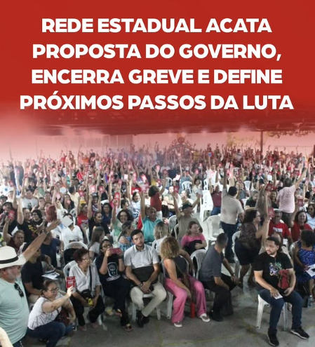 Trabalhadores em educação encerram greve e aprovam encaminhamentos para a categoria