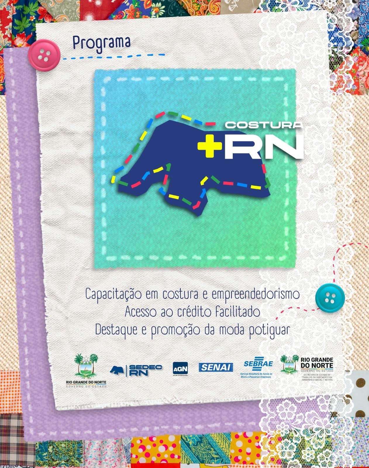 Costura+ RN abre inscrições para oficinas de costura e empreendedorismo em Caraúbas