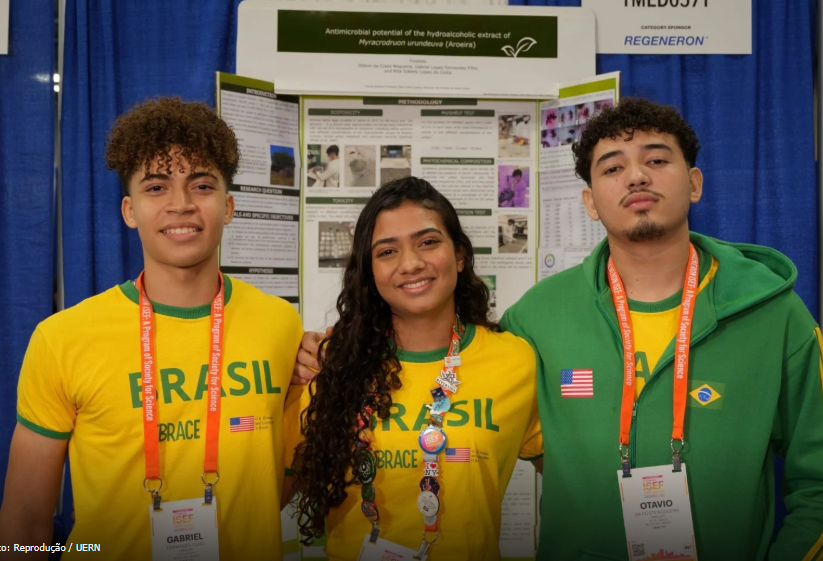 Estudantes de Mossoró vencem prêmio internacional de ciência nos Estados Unidos