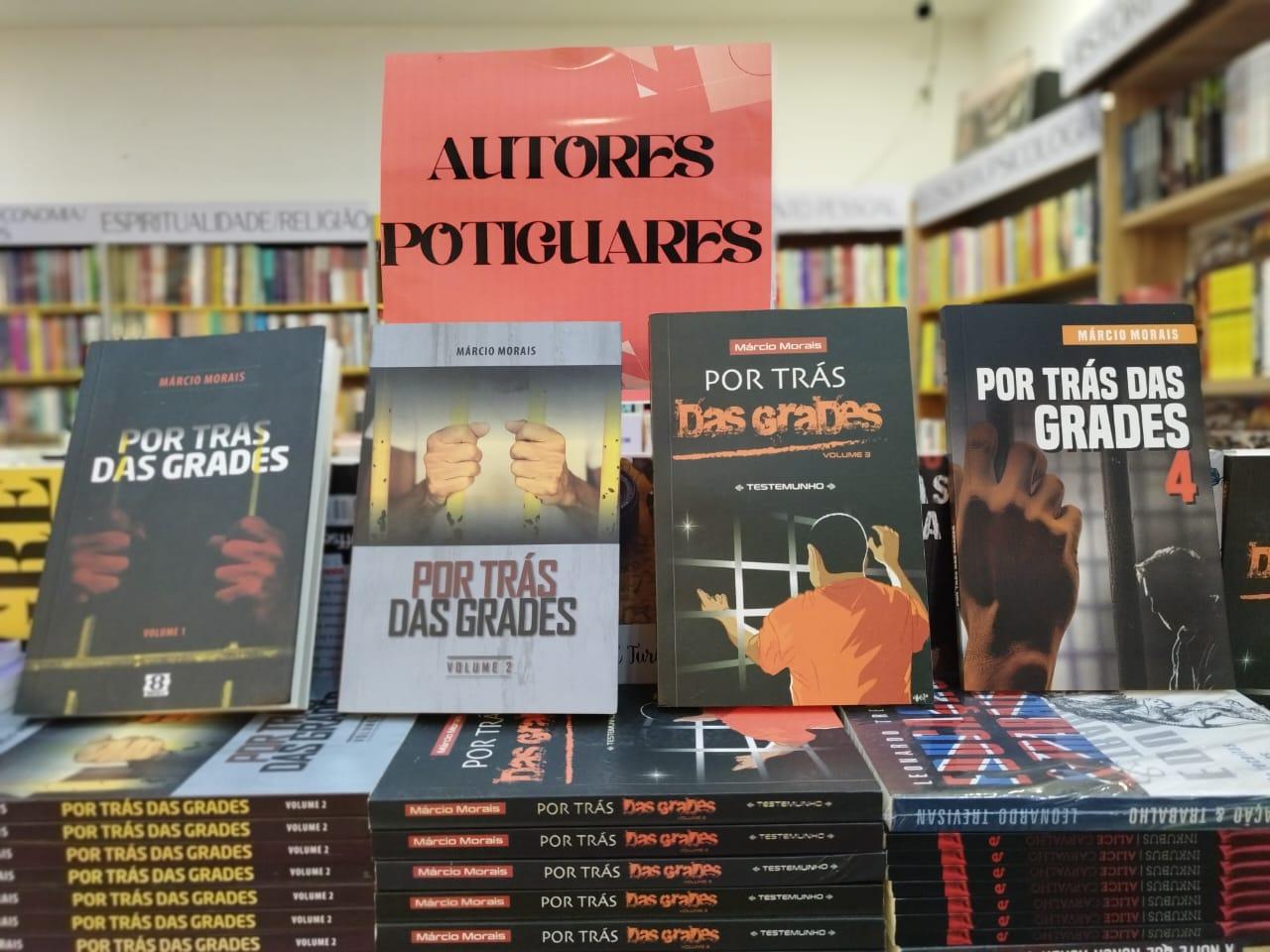 Márcio Morais celebra sucesso de vendas do 4º volume da série Por Trás das Grades