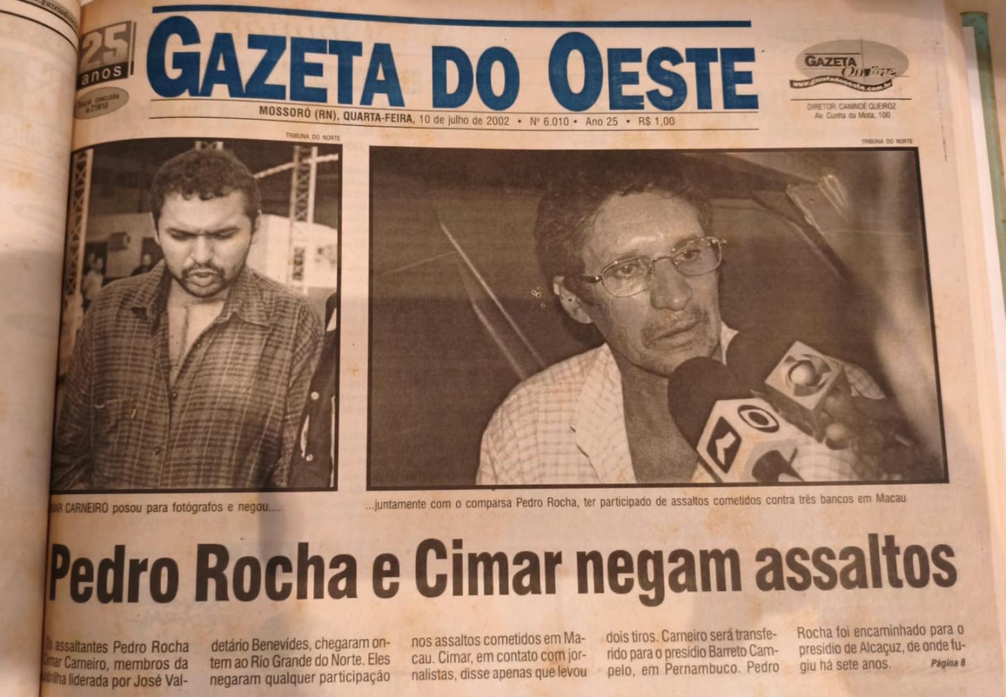 Do crime à redenção: livro sobre ex-assaltante de bancos será lançado na Feira do Livro da UERN