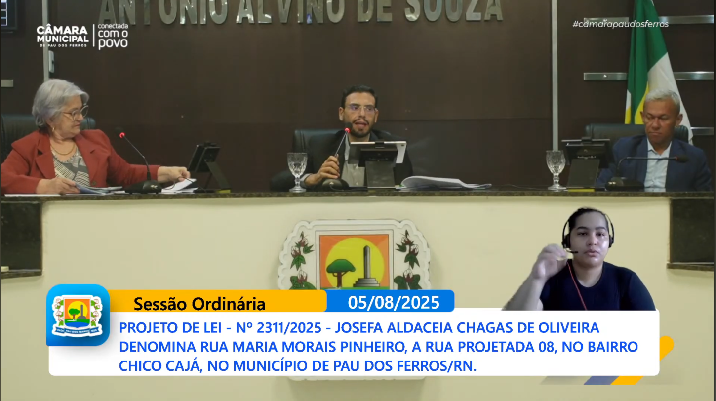 Acessibilidade: Tradução em Libras garante participação democrática em Pau dos Ferros