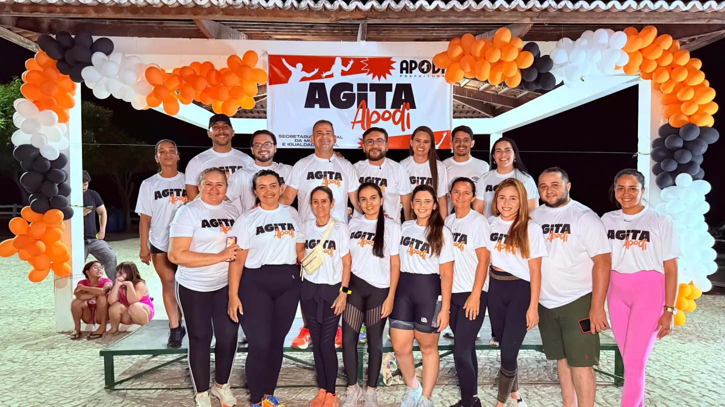 Prefeito Sabino Neto participa da abertura do Agita Apodi e destaca importância da qualidade de vida