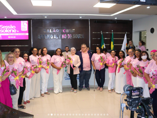 Câmara de Pau dos Ferros realiza primeira solenidade do Outubro Rosa