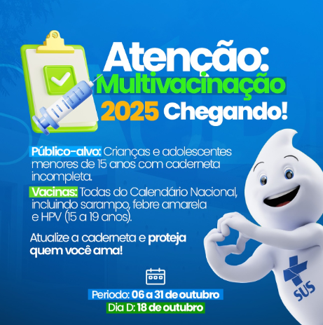 Campanha Nacional de Multivacinação 2025 chega a São Miguel