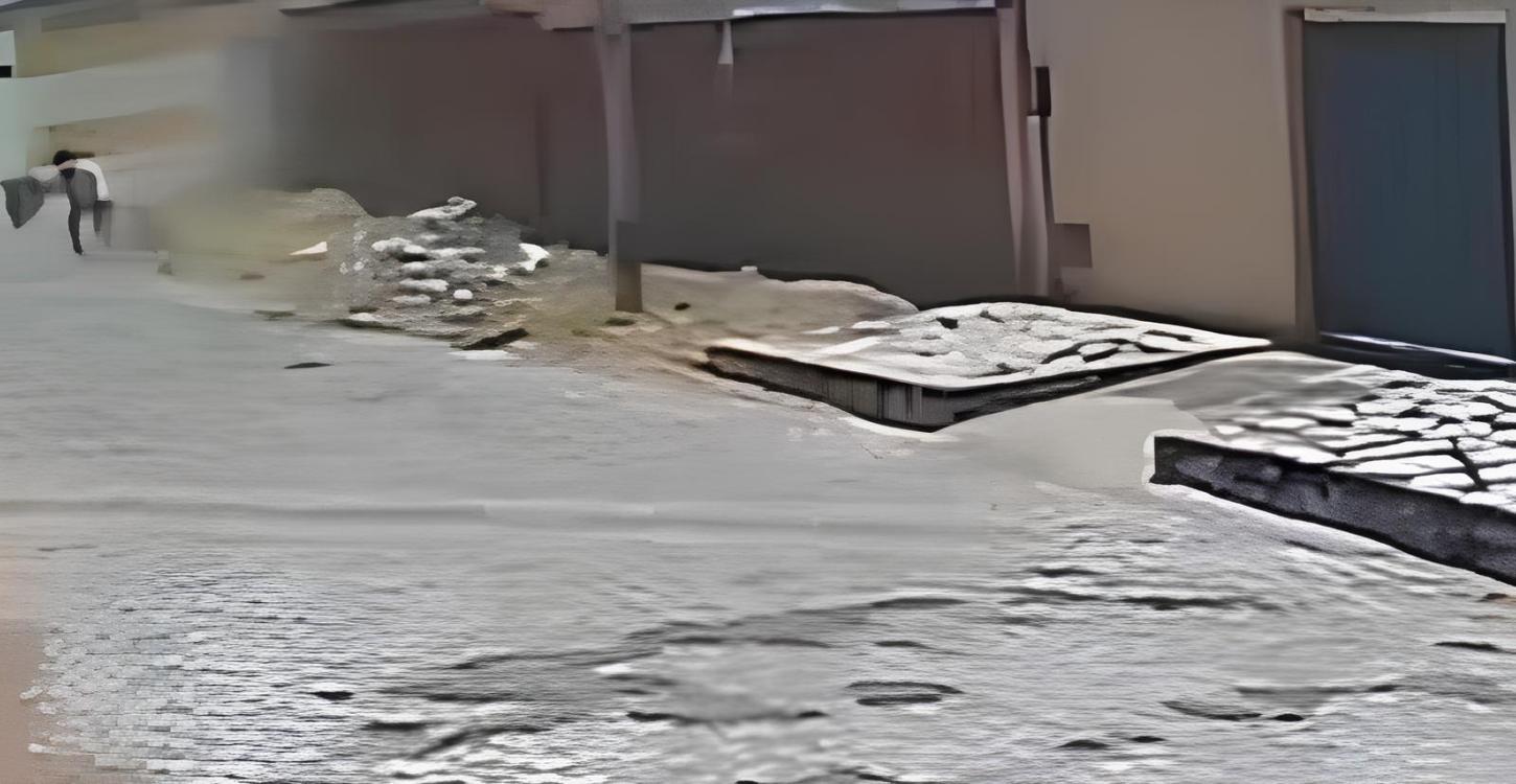 Idosa sobrevive após ser atingida por telha levada pelo vento em Mossoró