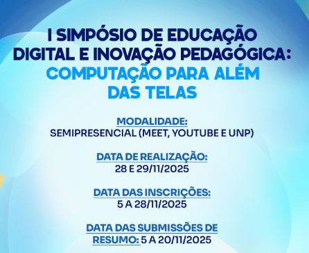 Simpósio de educação digital e inovação pedagógica será realizado em Mossoró