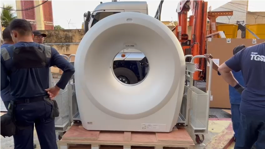 Hospital Walfredo Gurgel recebe novo tomógrafo