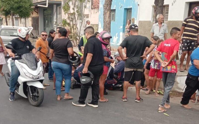 Idoso morre após colisão entre moto e bicicleta no bairro Bom Jardim em Mossoró