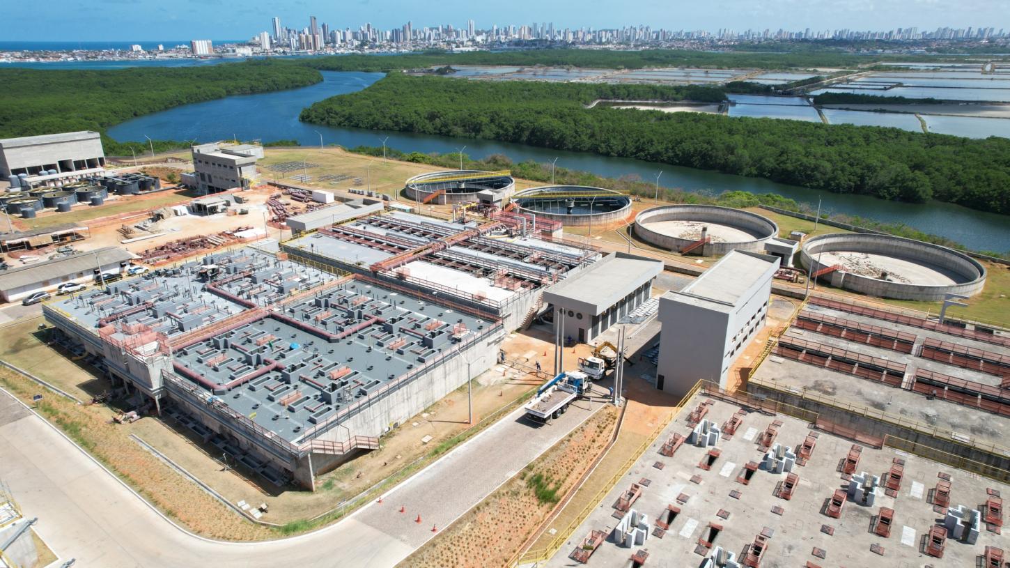 ETE Jaguaribe inicia fase de testes com esgotos da Zona Norte de Natal em fevereiro